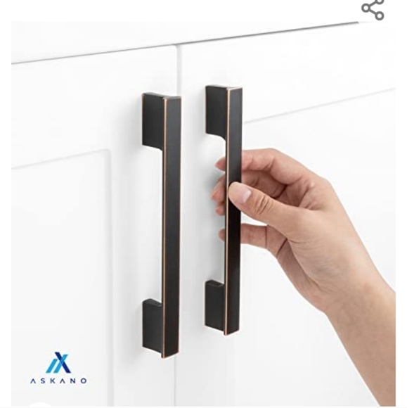 SOLD: Modern Cabinet Pulls (Set of 10) - Picture 4 of 5